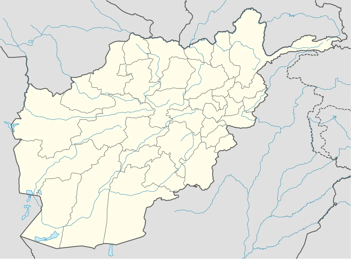 Location map of Afghanistan