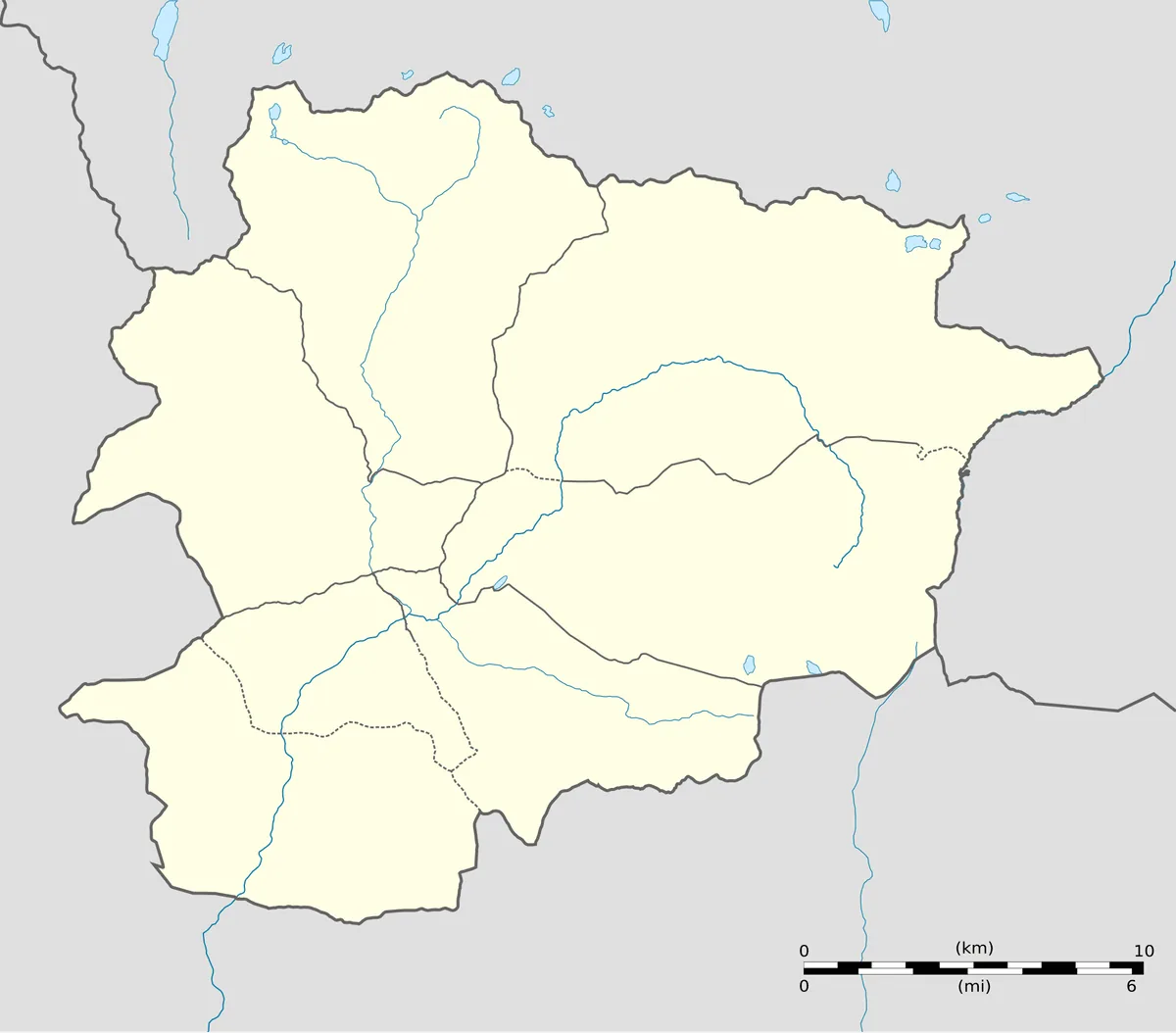 Location map of Andorra