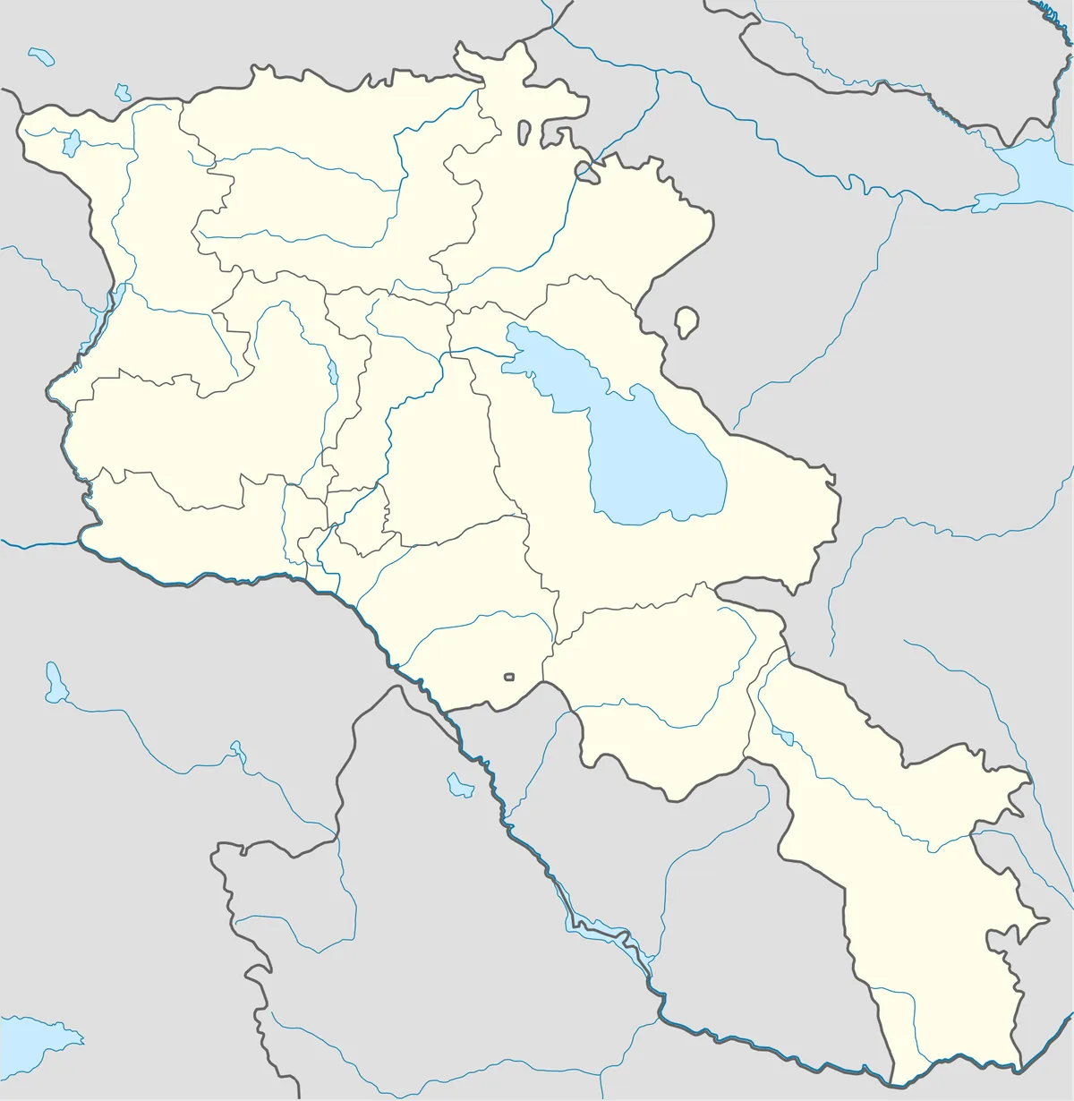 Location map of Armenia