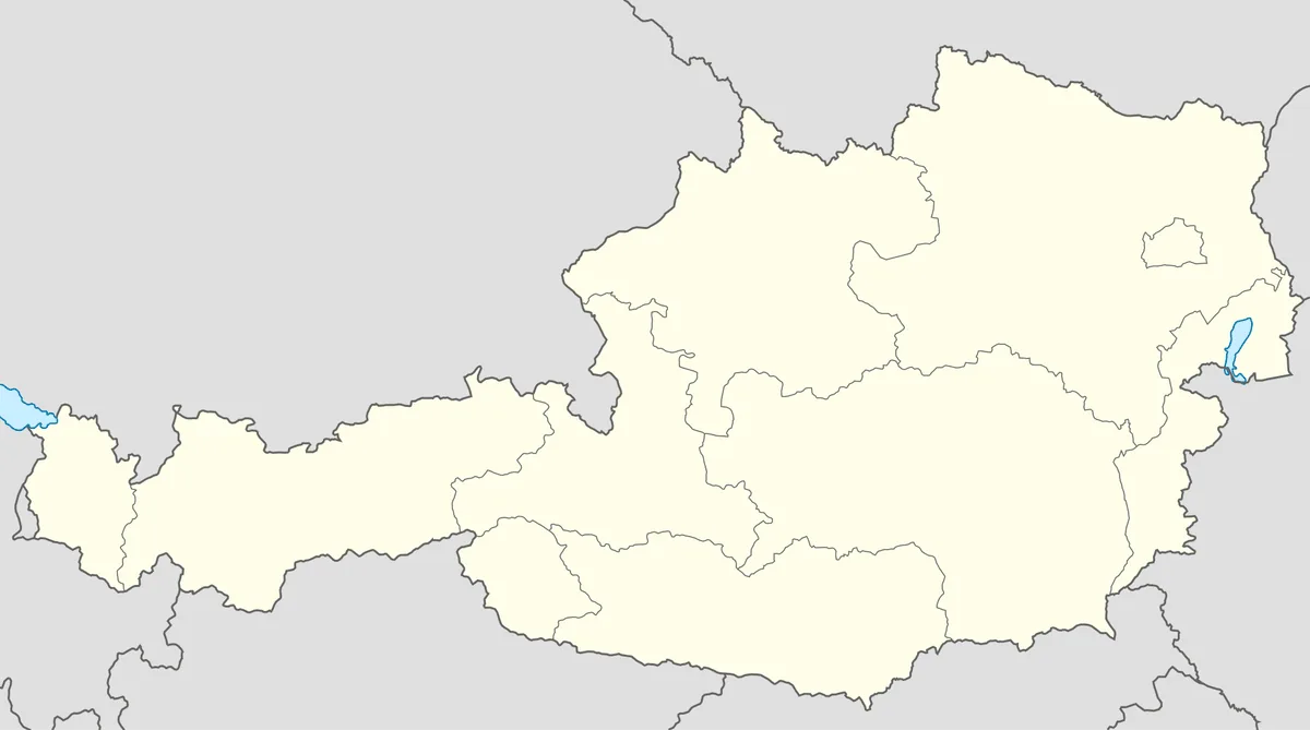 Location map of Austria
