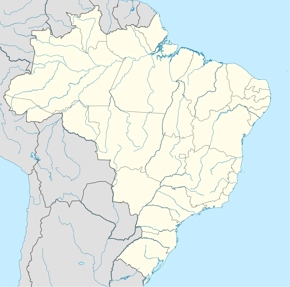 Location map of Brazil