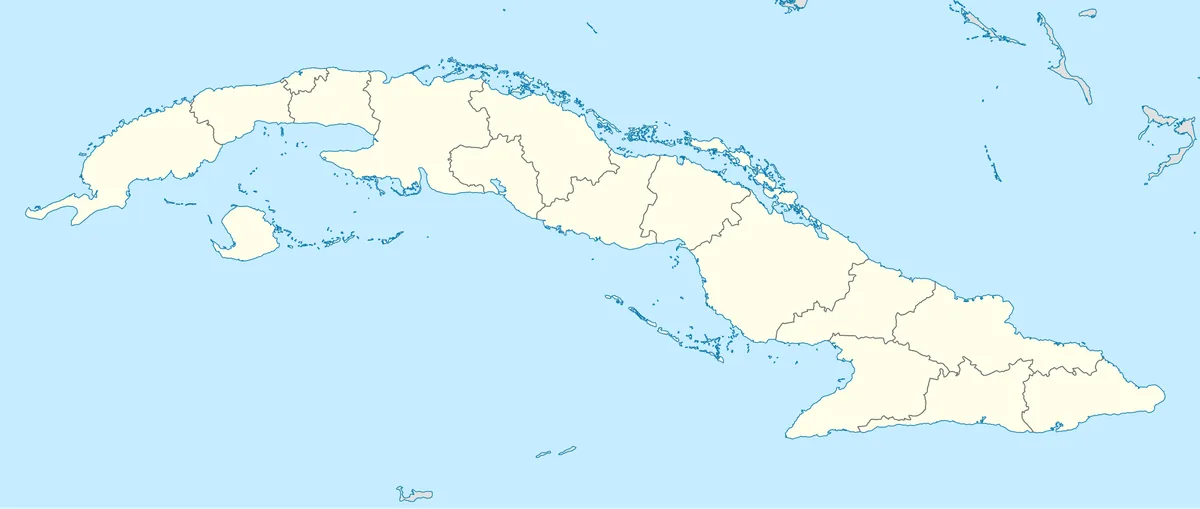 Location map of Cuba