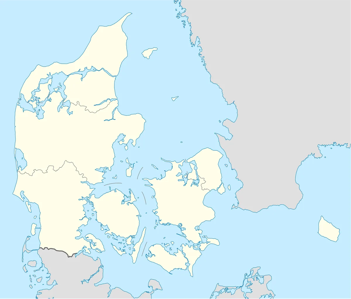Location map of Denmark