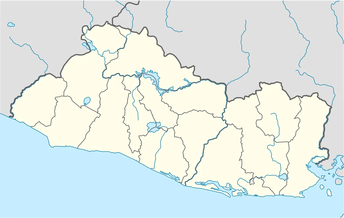 Location map of El Salvador