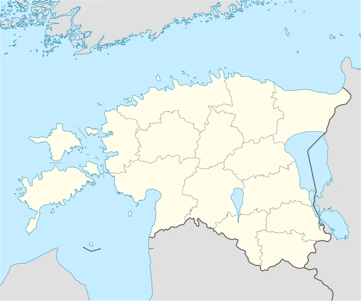 Location map of Estonia