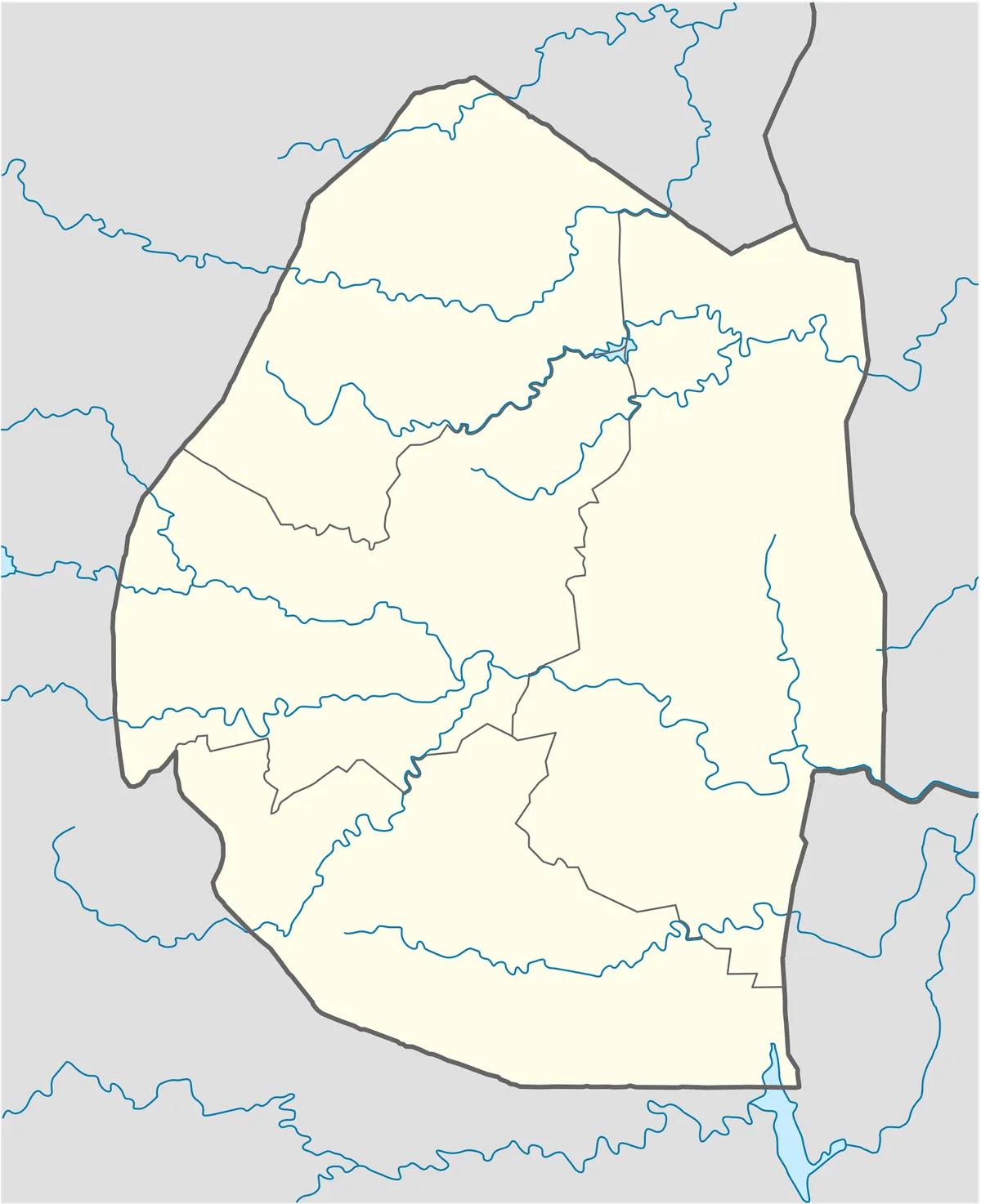 Location map of Eswatini