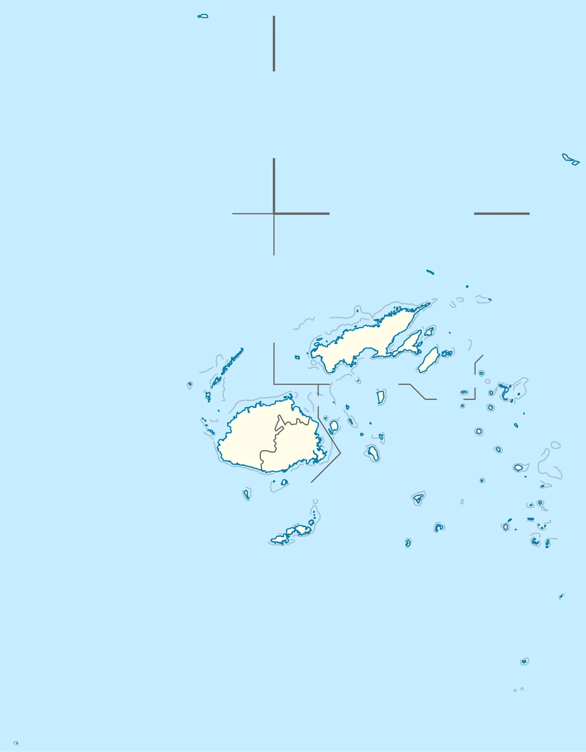 Location map of Fiji