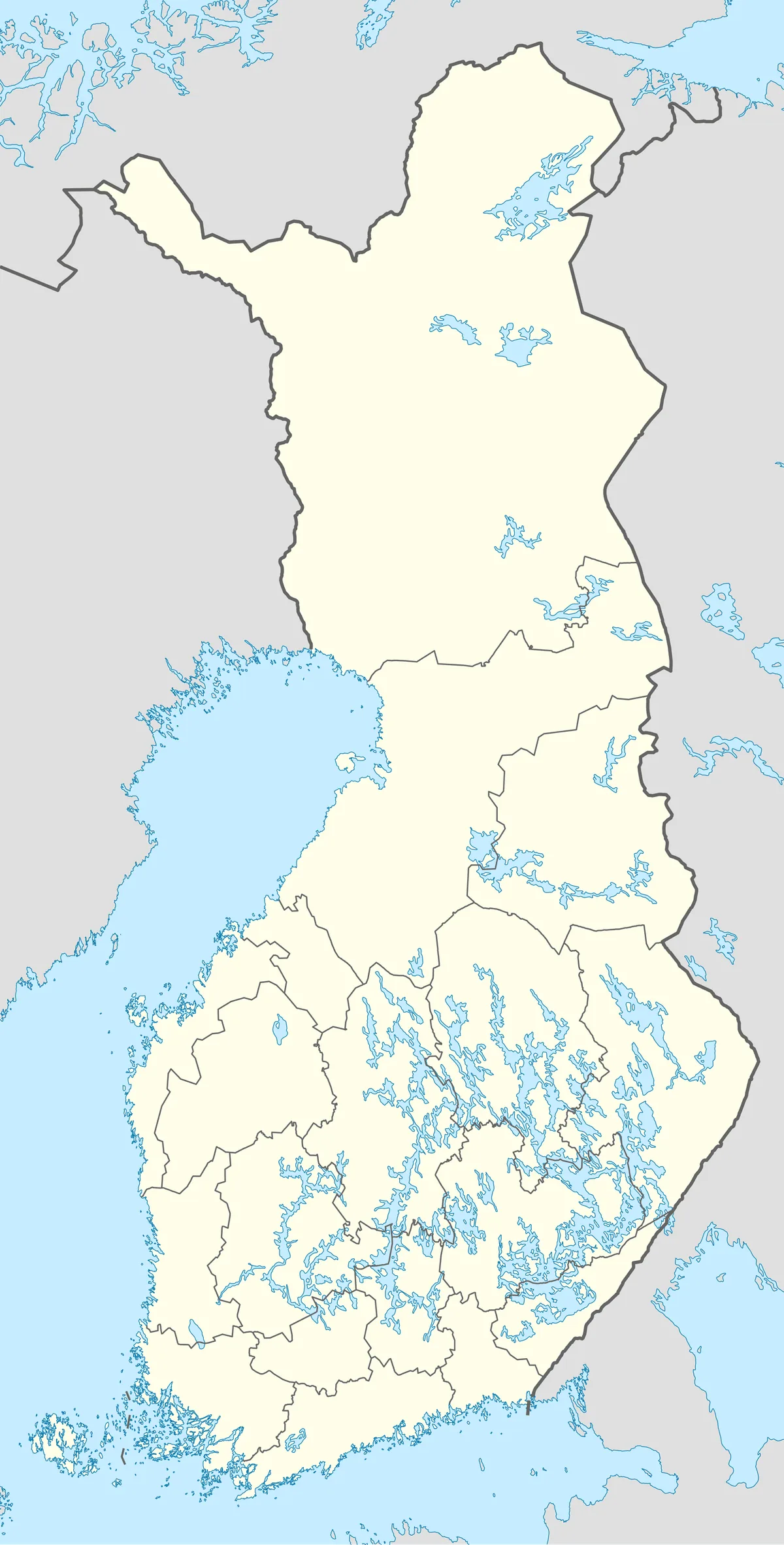 Location map of Finland