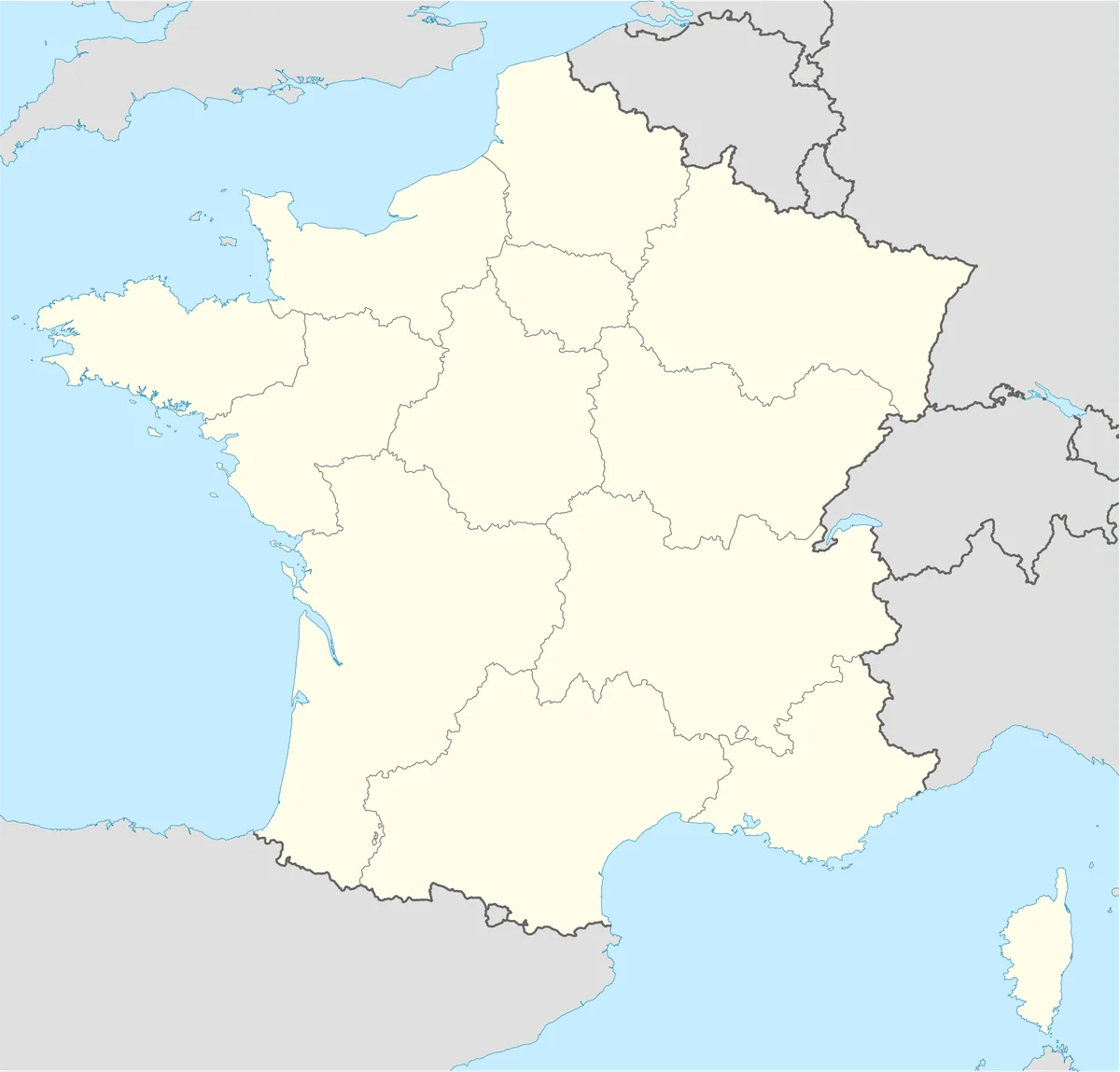 Location map of France