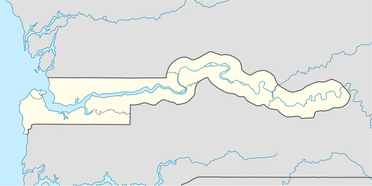 Location map of the Gambia