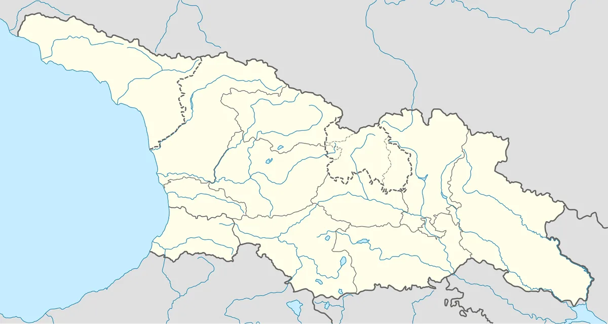 Location map of Georgia