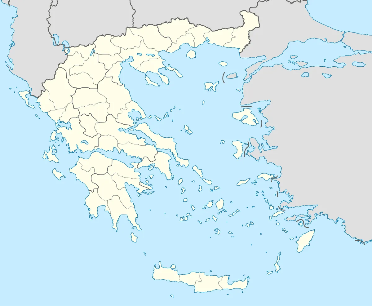 Location map of Greece