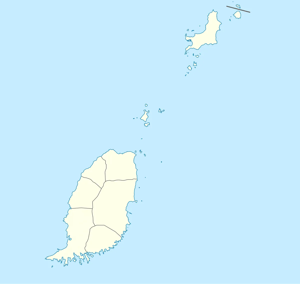 Location map of Grenada