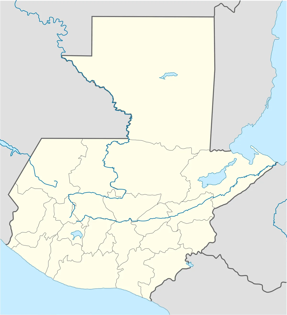 Location map of Guatemala