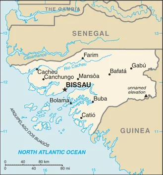 Reference map of Guinea-Bissau (CIA World Factbook)