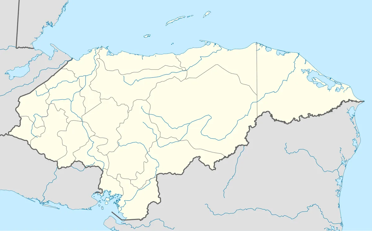 Location map of Honduras