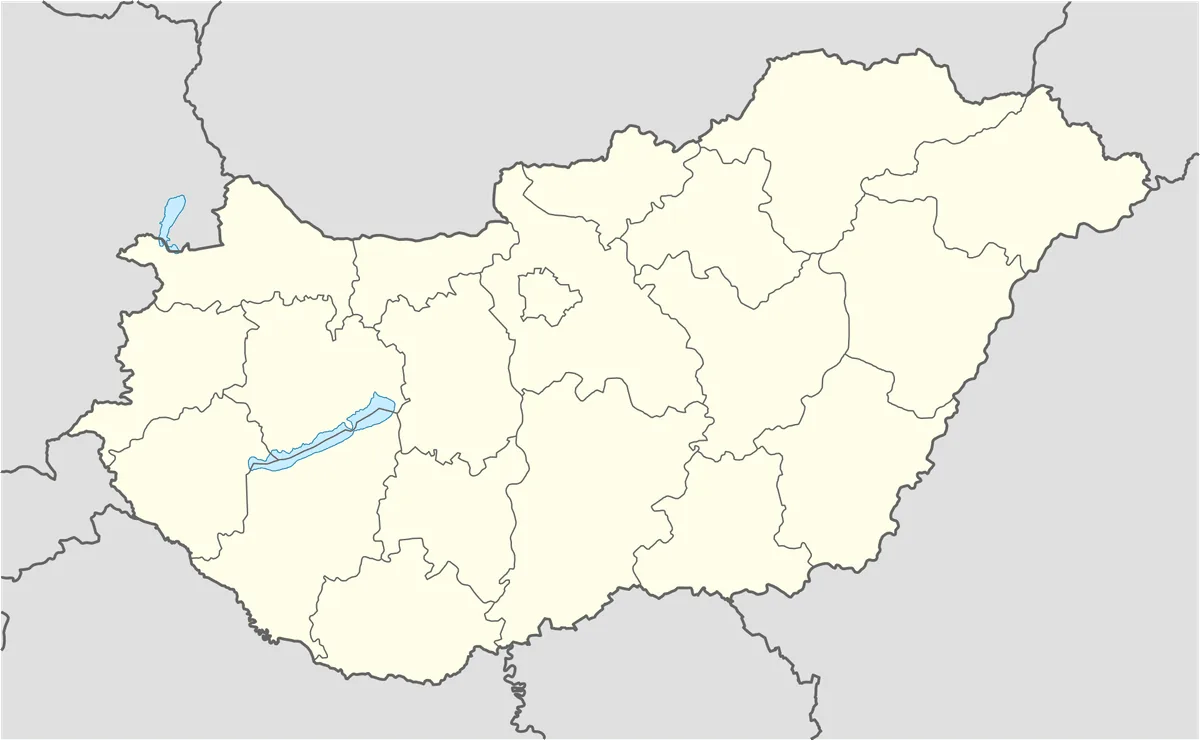 Location map of Hungary