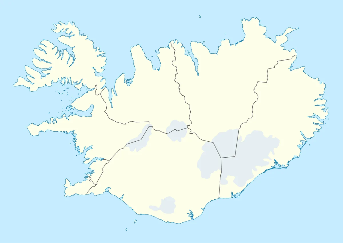 Location map of Iceland