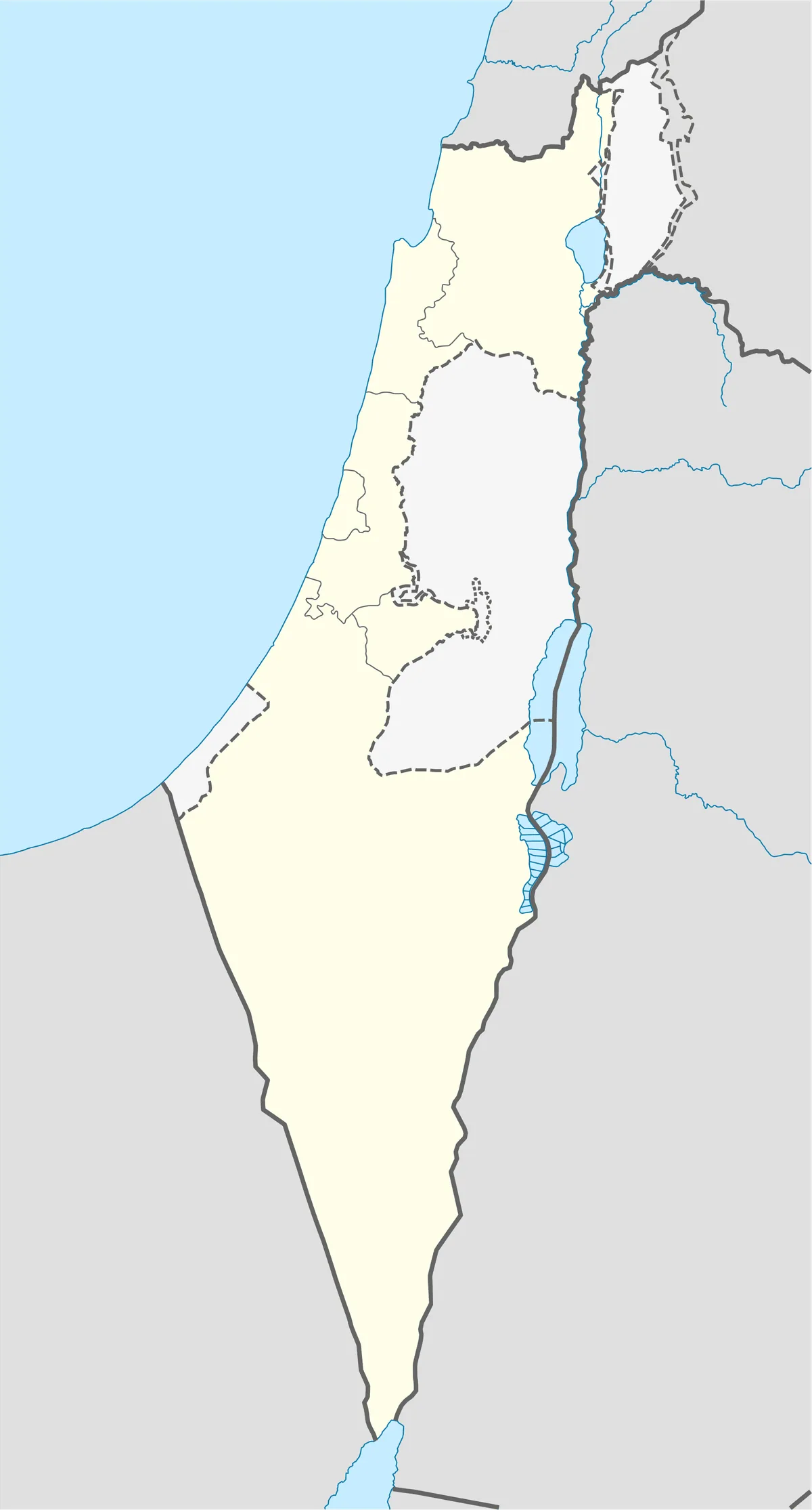 Location map of Israel