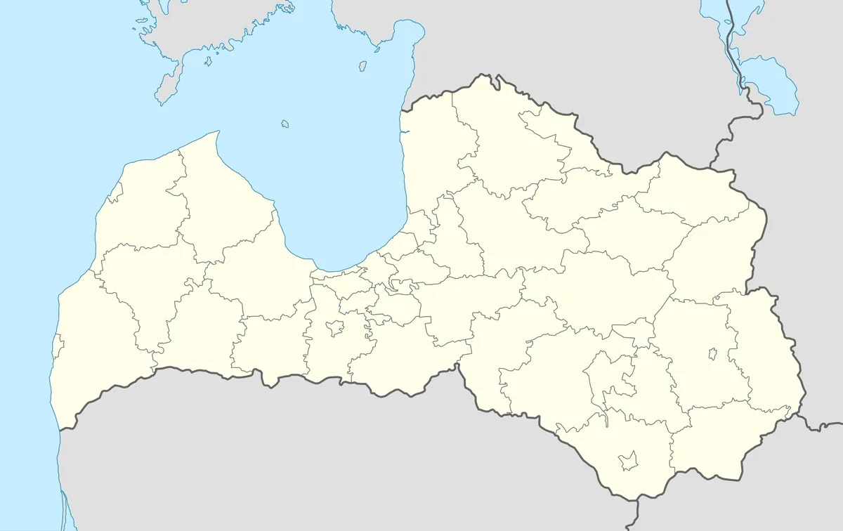 Location map of Latvia