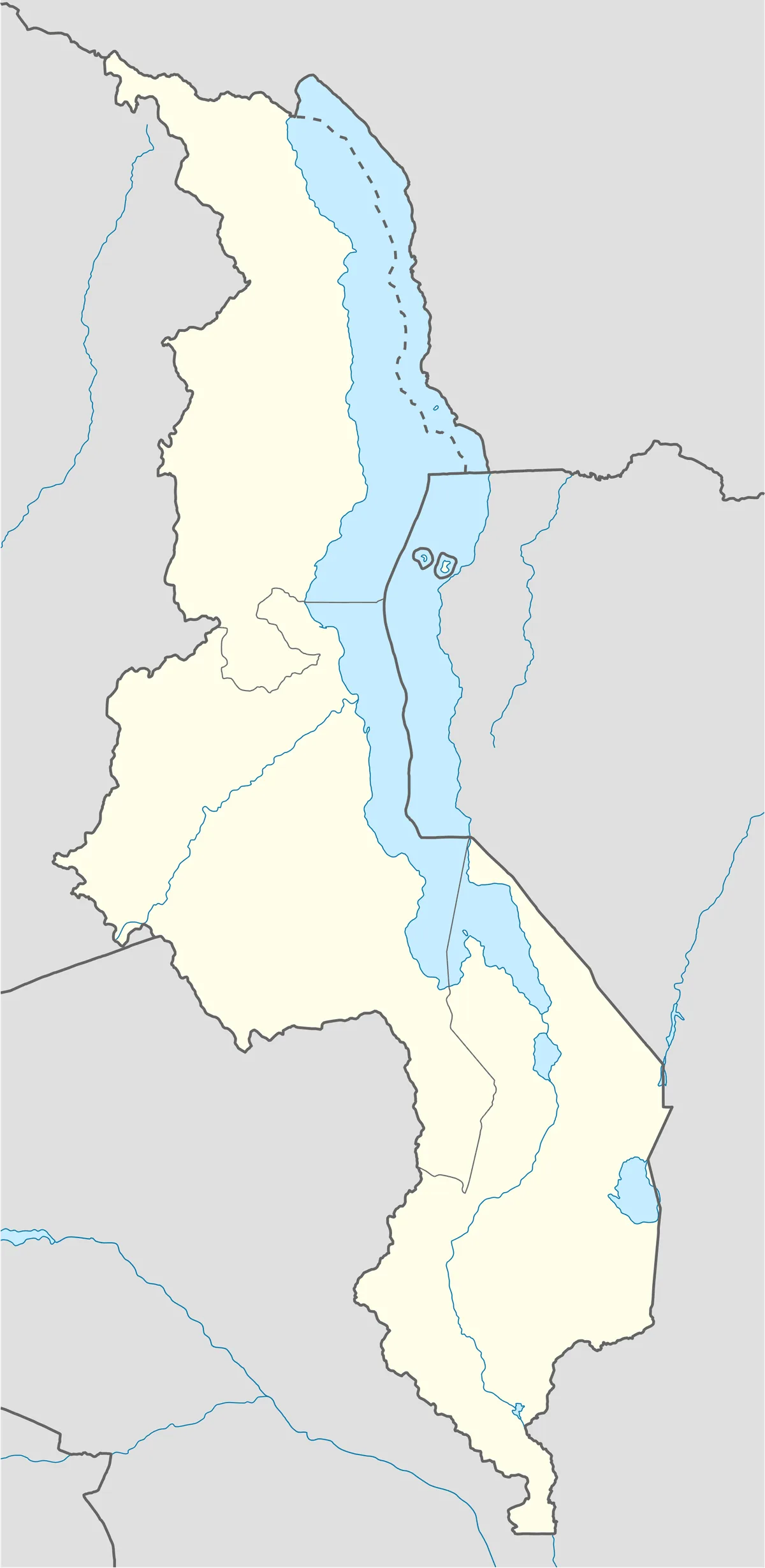 Location map of Malawi
