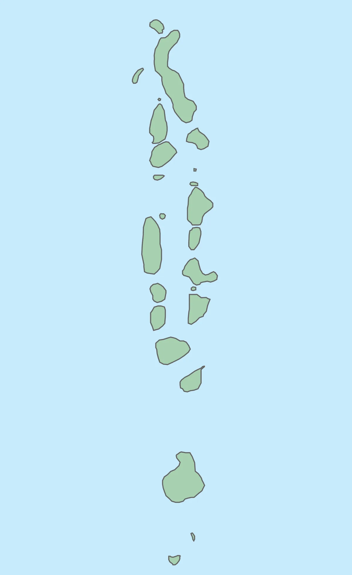 Location map of the Maldives