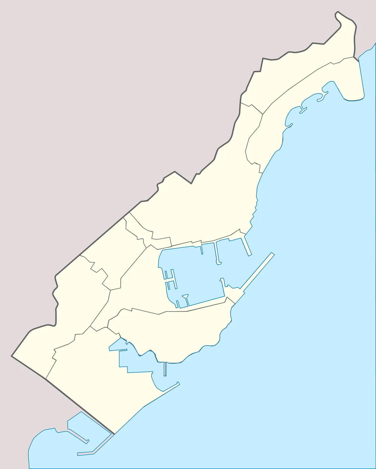 Location map of Monaco