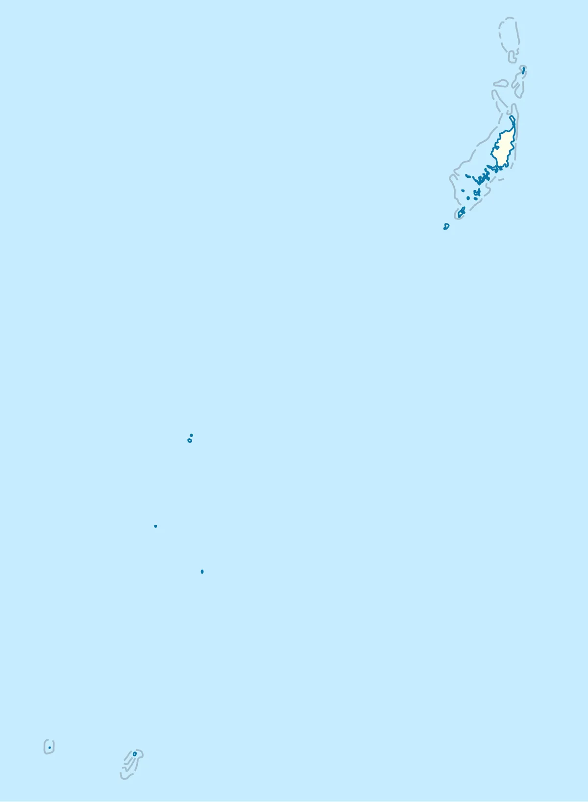 Location map of Palau