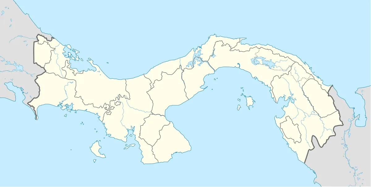 Location map of Panama