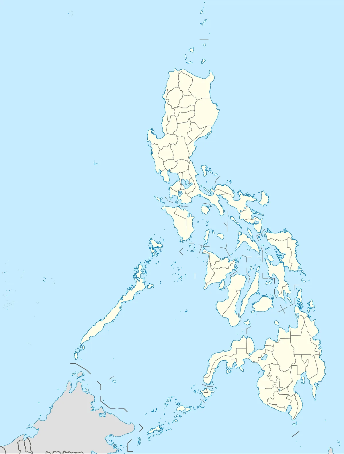 Location map of the Philippines