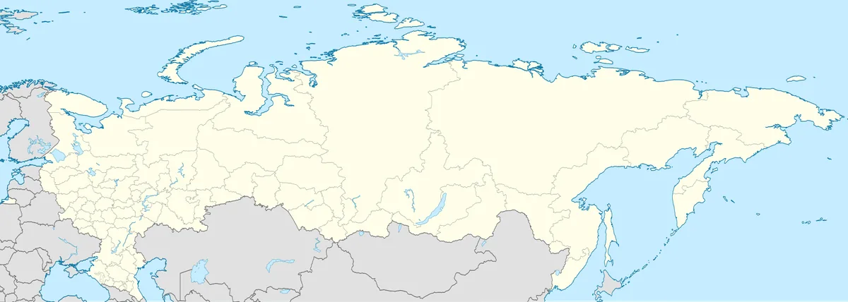 Location map of Russia