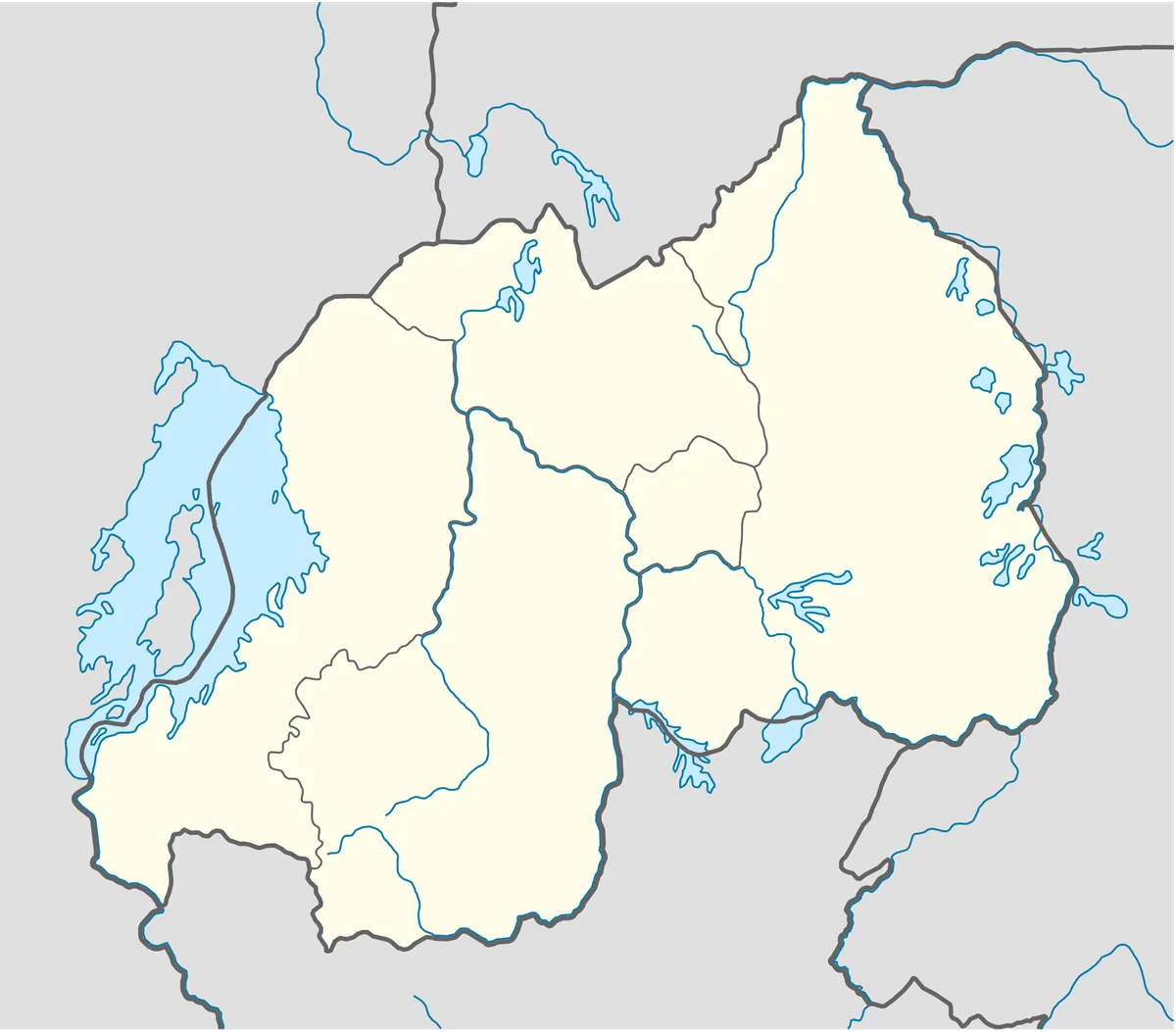 Location map of Rwanda