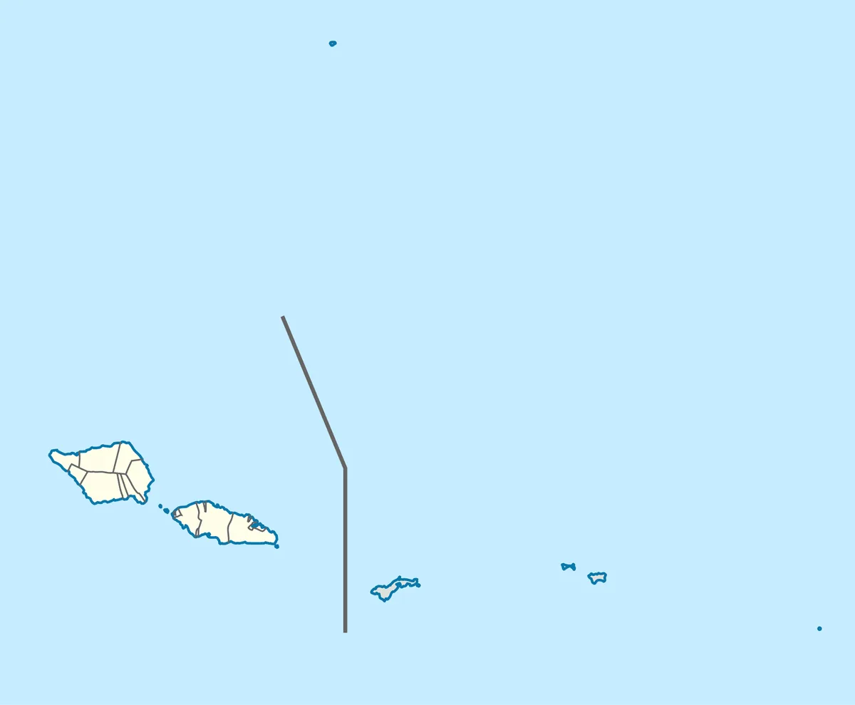 Location map of Samoa