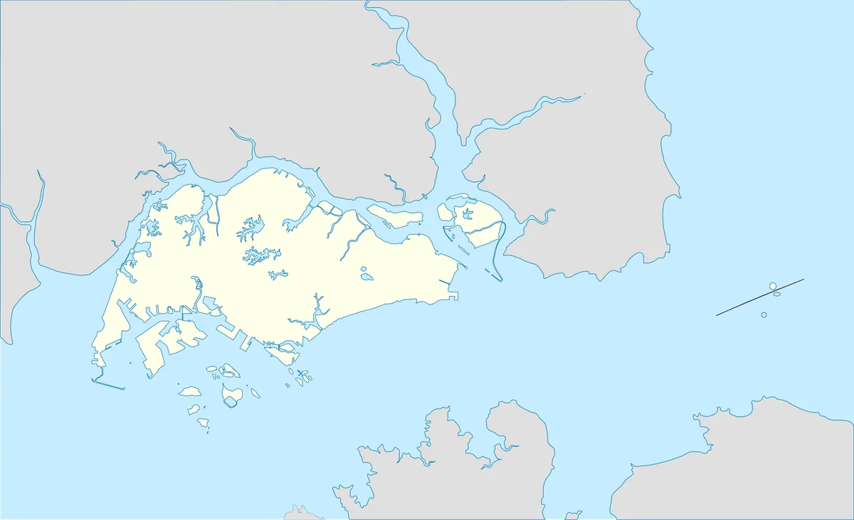 Location map of Singapore