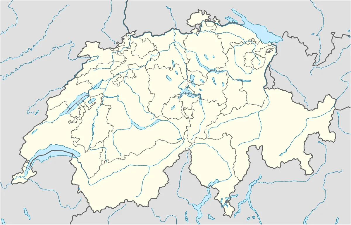 Location map of Switzerland