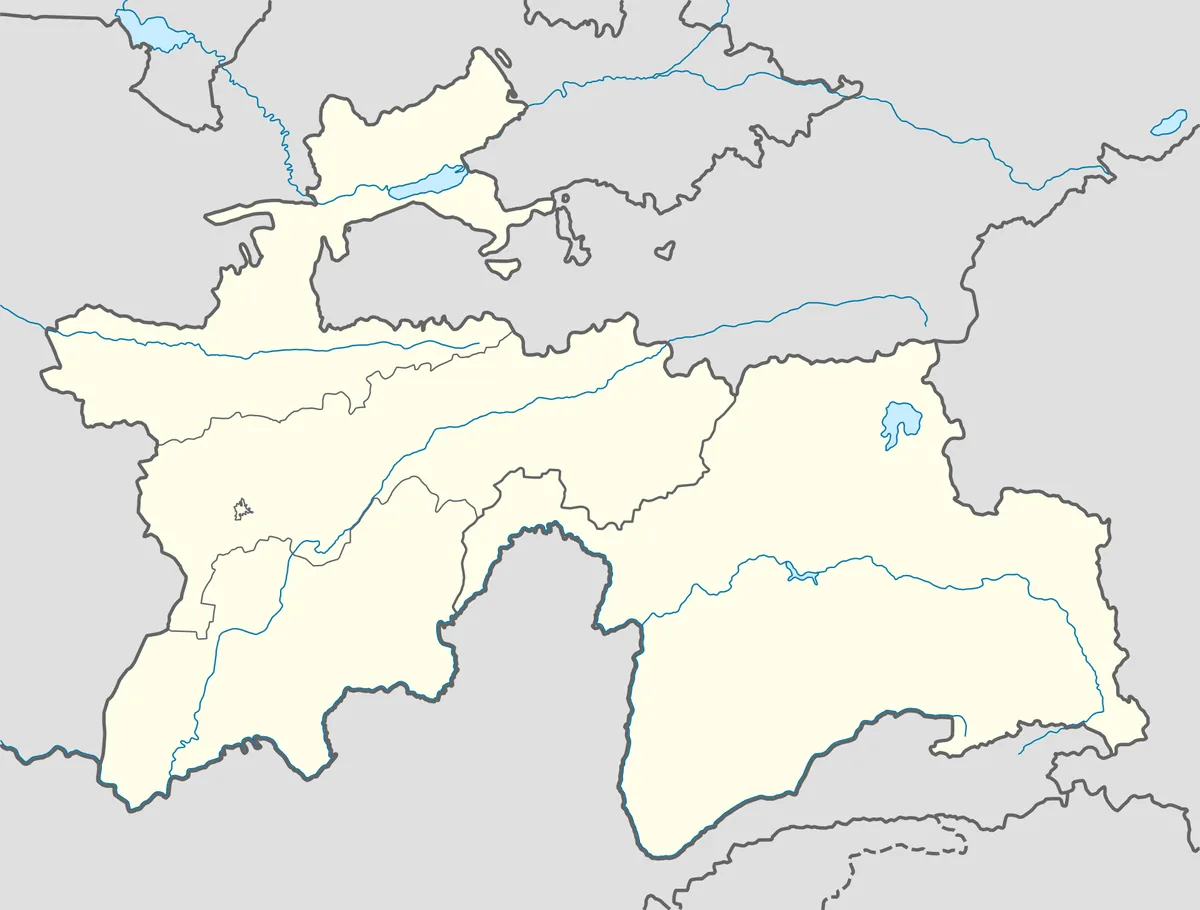 Location map of Tajikistan