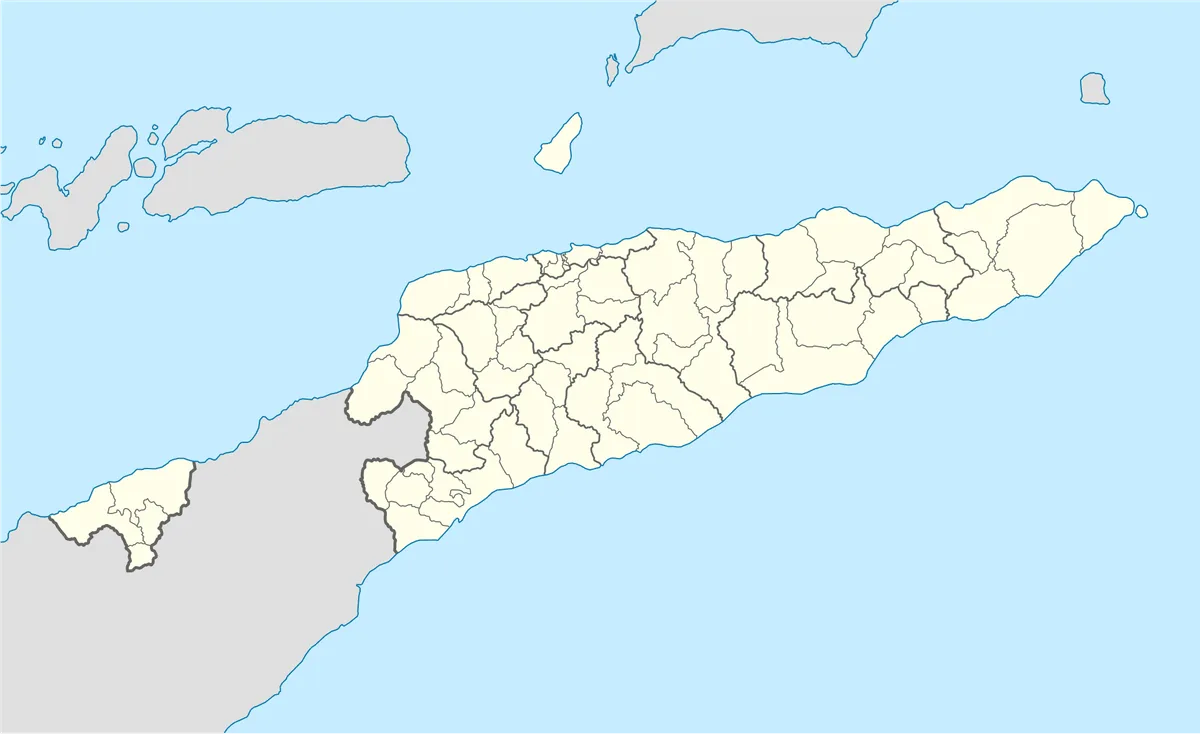 Location map of Timor-Leste
