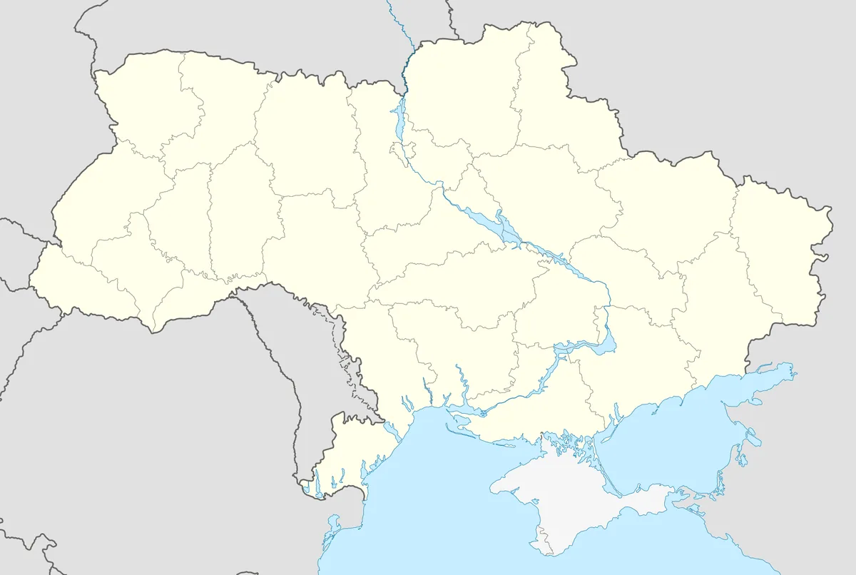 Location map of Ukraine