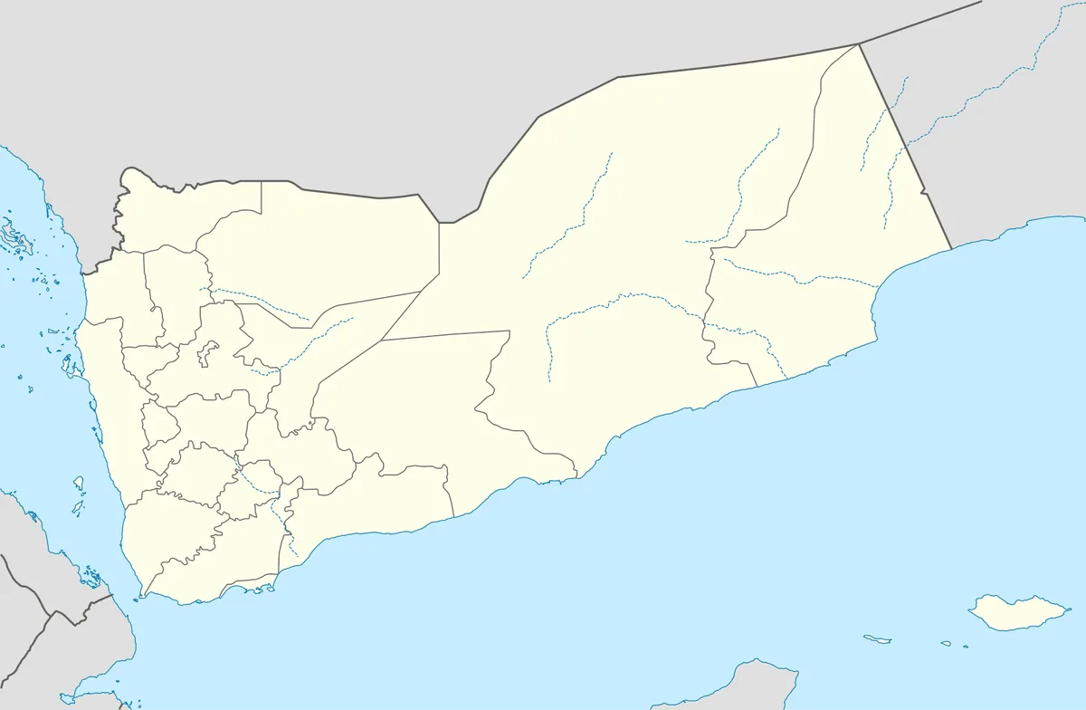 Location map of Yemen